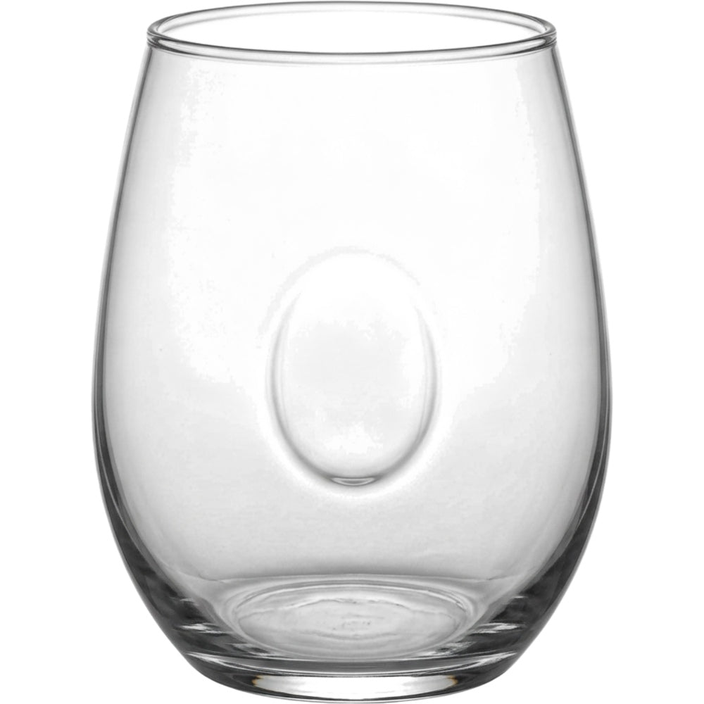 Thwgd Thumb-Indent Stemless Wine Glass 17 oz Clear - Product view