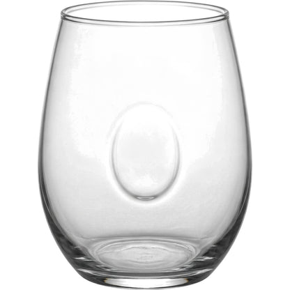 Thwgd Thumb-Indent Stemless Wine Glass 17 oz Clear - Product view